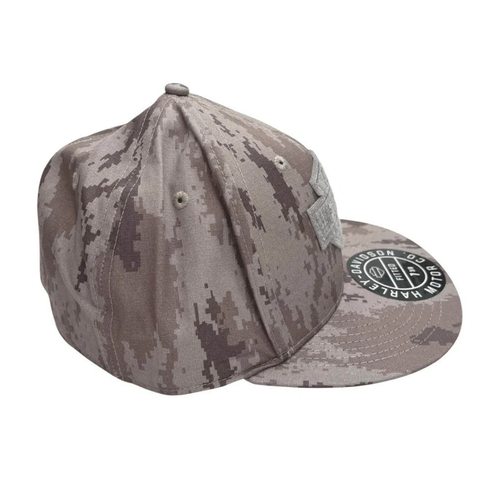 NWT Harley-Davidson® Modern Camo Stretch Fit Cap Large